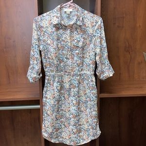 Ann Taylor Loft Floral Tunic Dress